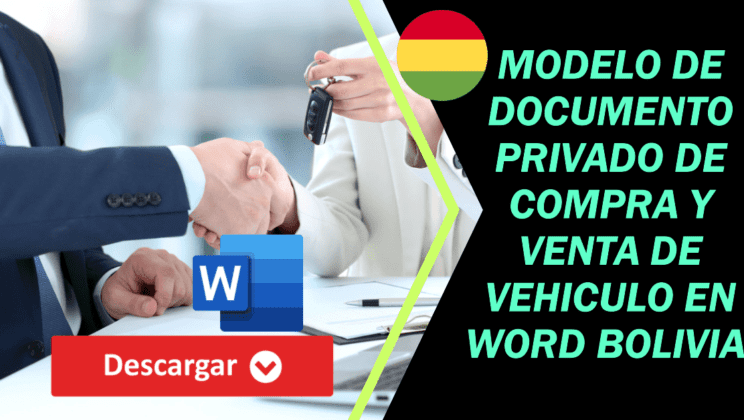 Modelo de Documento Privado De Compra Y Venta De Vehiculo